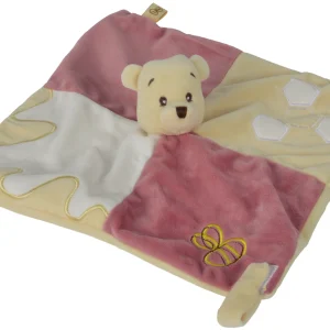 Doudou Winnie l'ourson plat jaune rouge - Disney