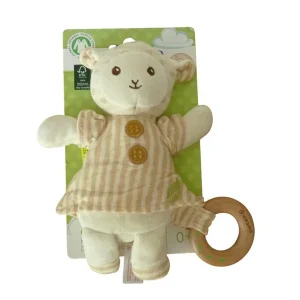 Peluche mouton coton bio - Everearth Global - 20 cm