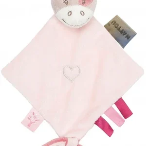 Doudou licorne Jade plat rose - Nina Jade & Lili - Nattou
