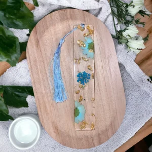 Marque pages avec fleurs séchées