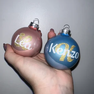 Boule de noël personnalisée