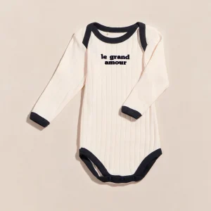 Le body Le grand amour en coton bio - crème