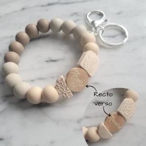 Porte-clés BRACELET personnalisable, idée cadeau
