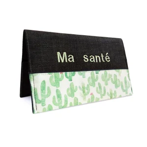 Protège carnet de santé personnalisé Lolikö Cactus