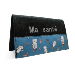 Protège carnet de santé personnalisé Lolikö Loutre sarcelle