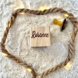 Cube de naissance personnalisé