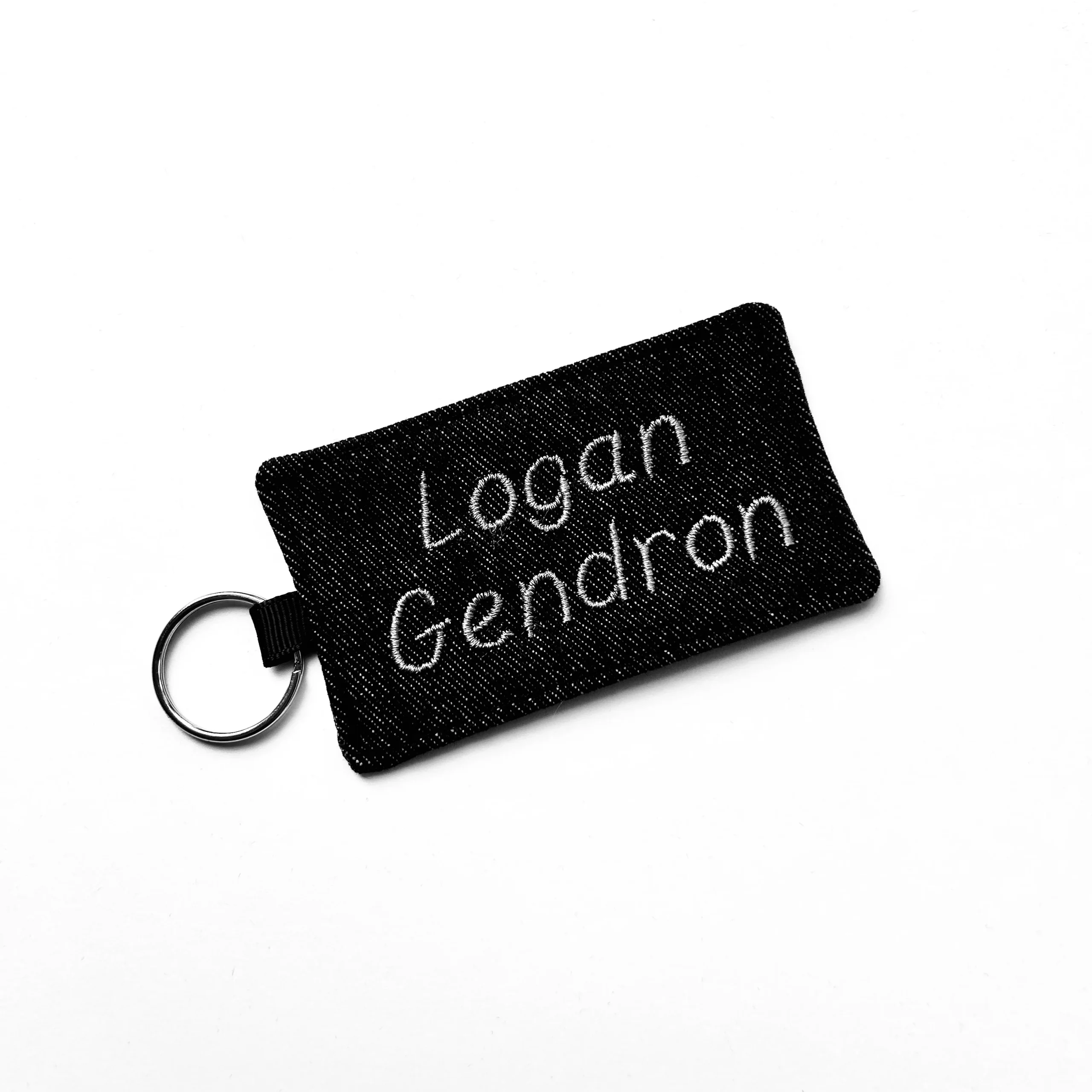 Identificateur sac personnalisé Noir