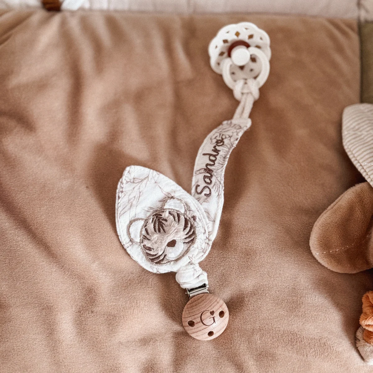 Attache Tétine clip personnalisée