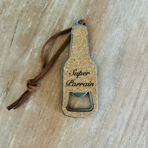 Décapsuleur en liège personnalisé