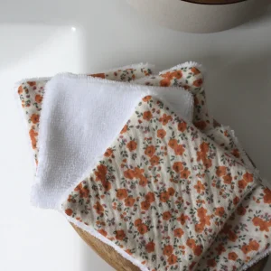 Lot de 5 cotons lavables printemps