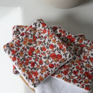 Lot de 5 cotons lavables jade