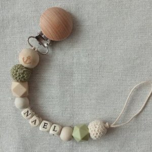 Attache tétine personnalisé