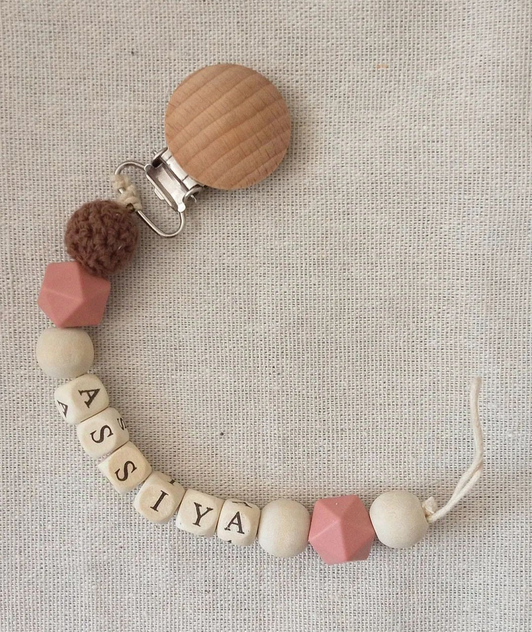 Attache tétine personnalisé