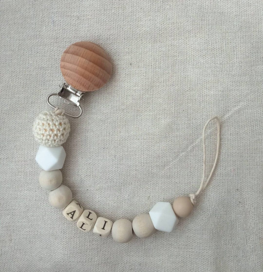 Attache tétine personnalisé