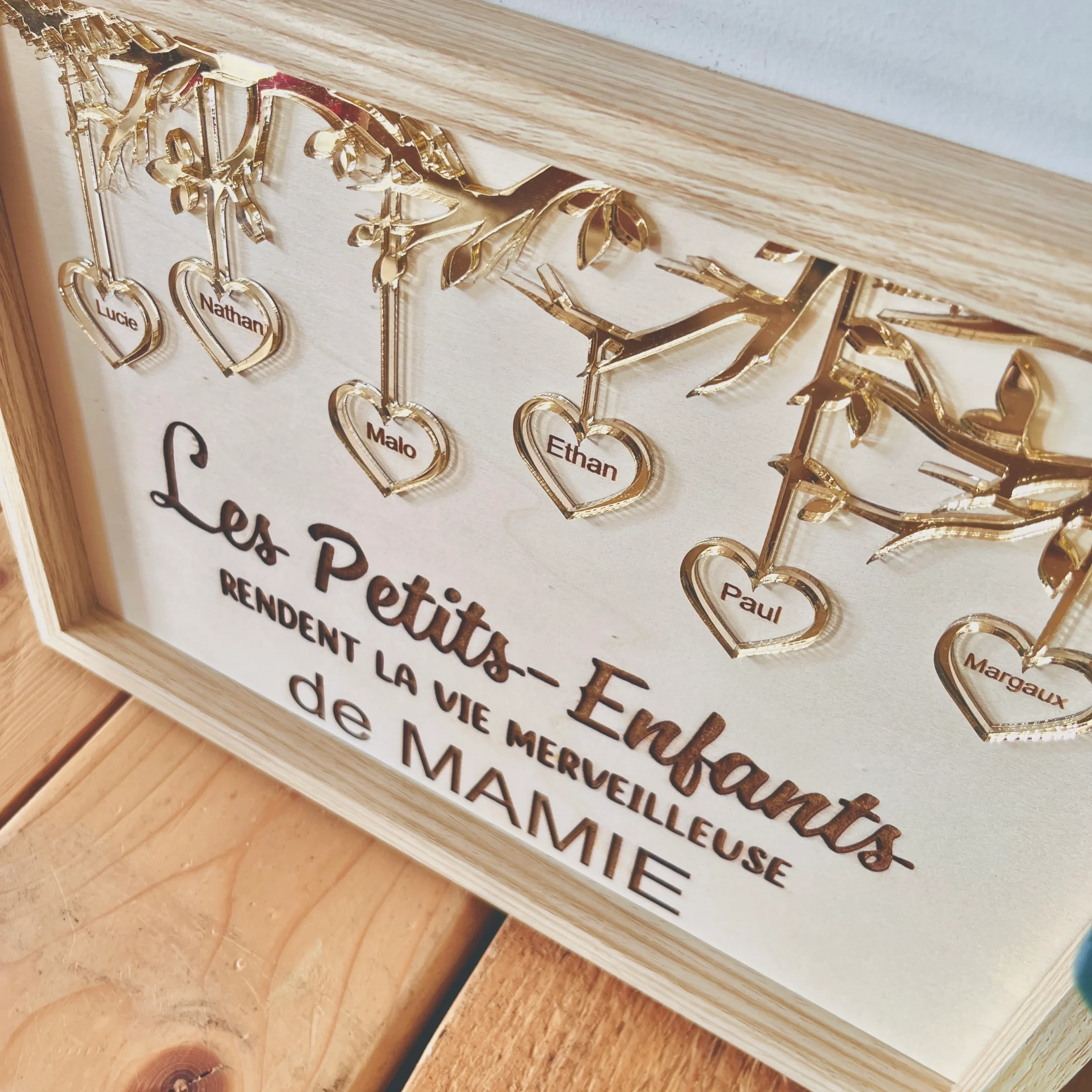Cadre arbre de vie "Les petits enfants" – Image 2