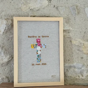 Louise le cadre de baptême
