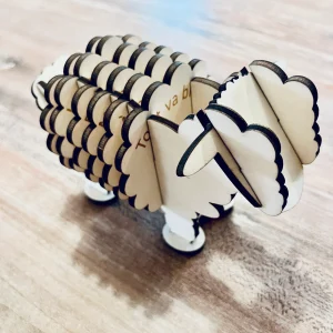 Lot de dessous de verres en bois avec support personnalisable