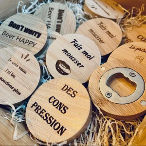 Décapsuleur aimanté personnalisable