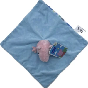 Doudou Peppa Pig plat bleu - Sambro