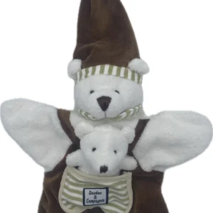 Doudou ours marionnette et son petit ours - Doudou et Compagnie