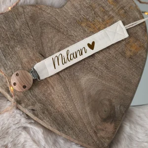 Attache tétine - Crème