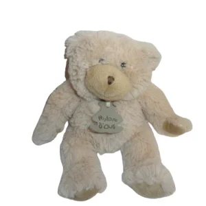 Peluche ours marron clair - Histoire d'Ours - 21 cm
