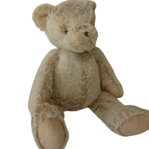 Peluche ours - marron beige chiné - Histoire d'ours - 43 cm
