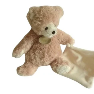 Peluche ours avec mouchoir - Baby'Nat