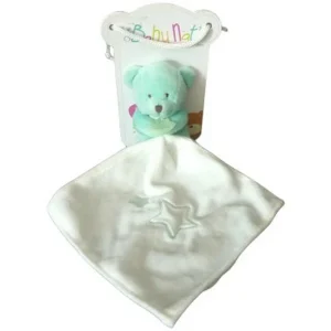 Peluche ours avec mouchoir blanc - BN0388 Baby'Nat
