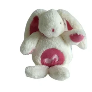 Peluche musicale lapin - BN072 Baby'Nat - 27 cm