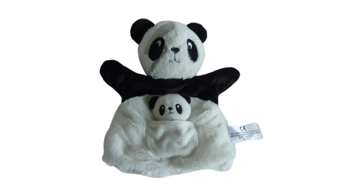 Doudou panda et son petit marionnette Nicotoy Simba Toys