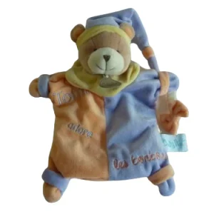 Doudou ours marionnette BN698 Baby'Nat