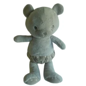 Peluche ours gris - Orchestra - 39 cm