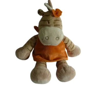 Peluche zèbre Zamba - Noukie's - 39 cm