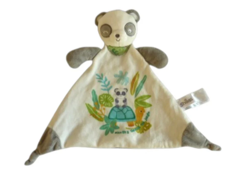 Doudou panda plat - Shima