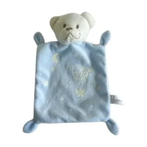 Doudou ours plat luminescent - Nicotoy