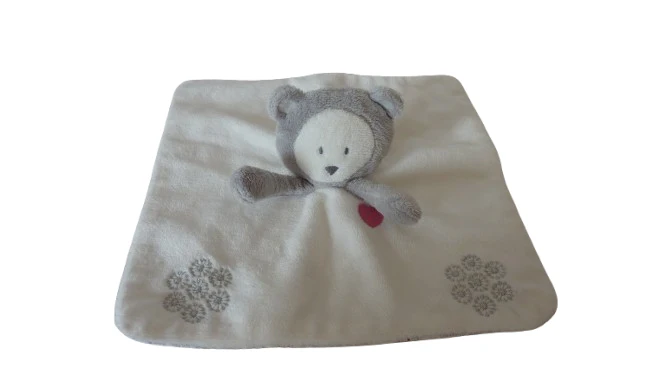 Doudou ours plat Obaibi