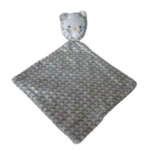 Doudou chat blanc - plat - Obaïbi