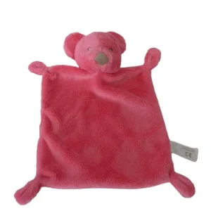 Doudou ours plat rose fuchsia Nicotoy Simba Toys