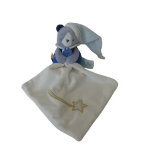 Doudou pantin ours mouchoir Les Comètes Luminescent BN0311 Baby'Nat