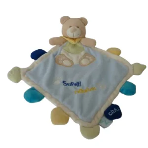 Doudou ours plat Les supers doudous BN215 Baby'Nat