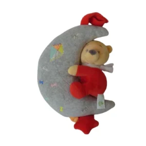 Peluche musicale Winnie l'Ourson sur la lune - Disney - 32 cm