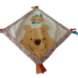 Doudou carré plat Winnie l'Ourson - Disney