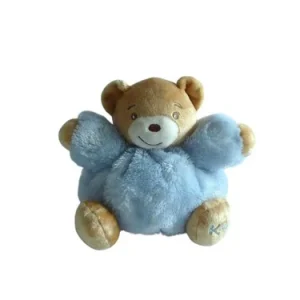 Peluche ours - marron bleu - Kaloo - 16 cm