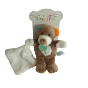 Peluche ours avec mouchoir - BN0154 Baby'Nat