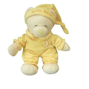 Peluche ours jaune - Gipsy - 28 cm