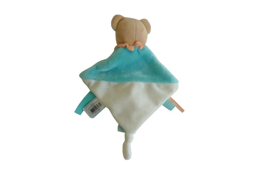 Doudou ours attache tétine - Baby'Nat BN0133 – Image 2