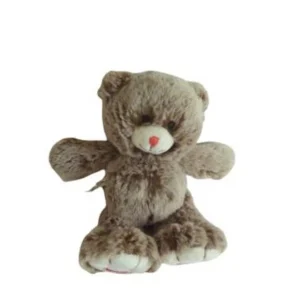 Peluche ours marron - Rouge Kaloo - 18 cm