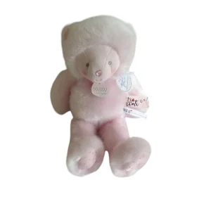 Peluche ours rose - DC3552 Doudou et Compagnie - 30 cm