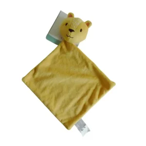Doudou tigre plat jaune - Bébé Douceur